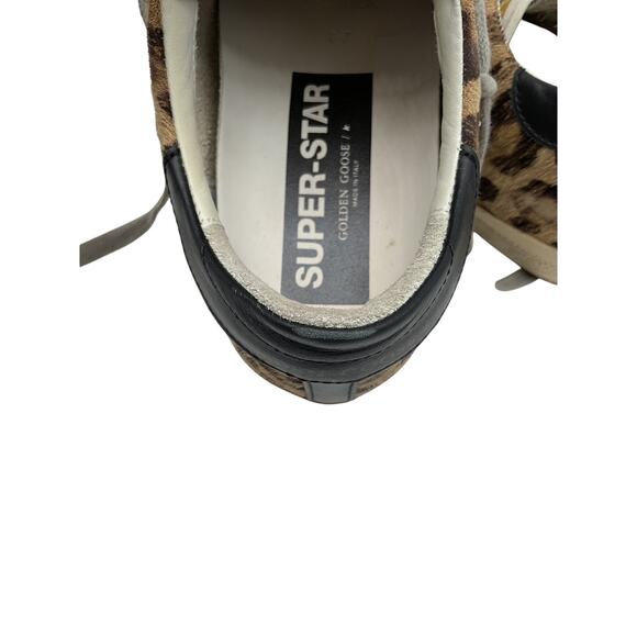 Golden Goose Superstar Brown Leather Sneaker Size 7 - Picture 5 of 6